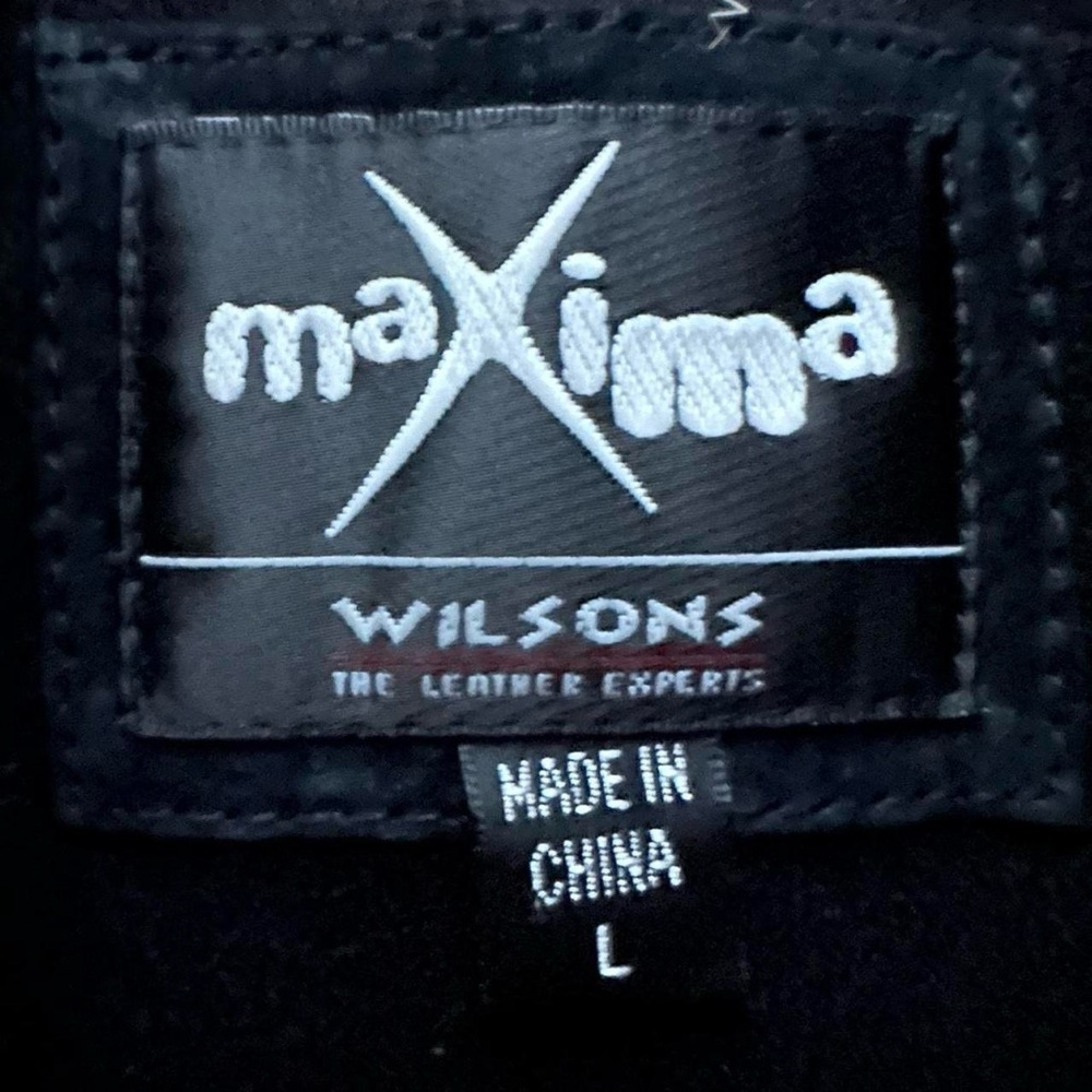 Vintage Wilson’s Leather Maxima Black Suede Vest - Picture 4 of 6